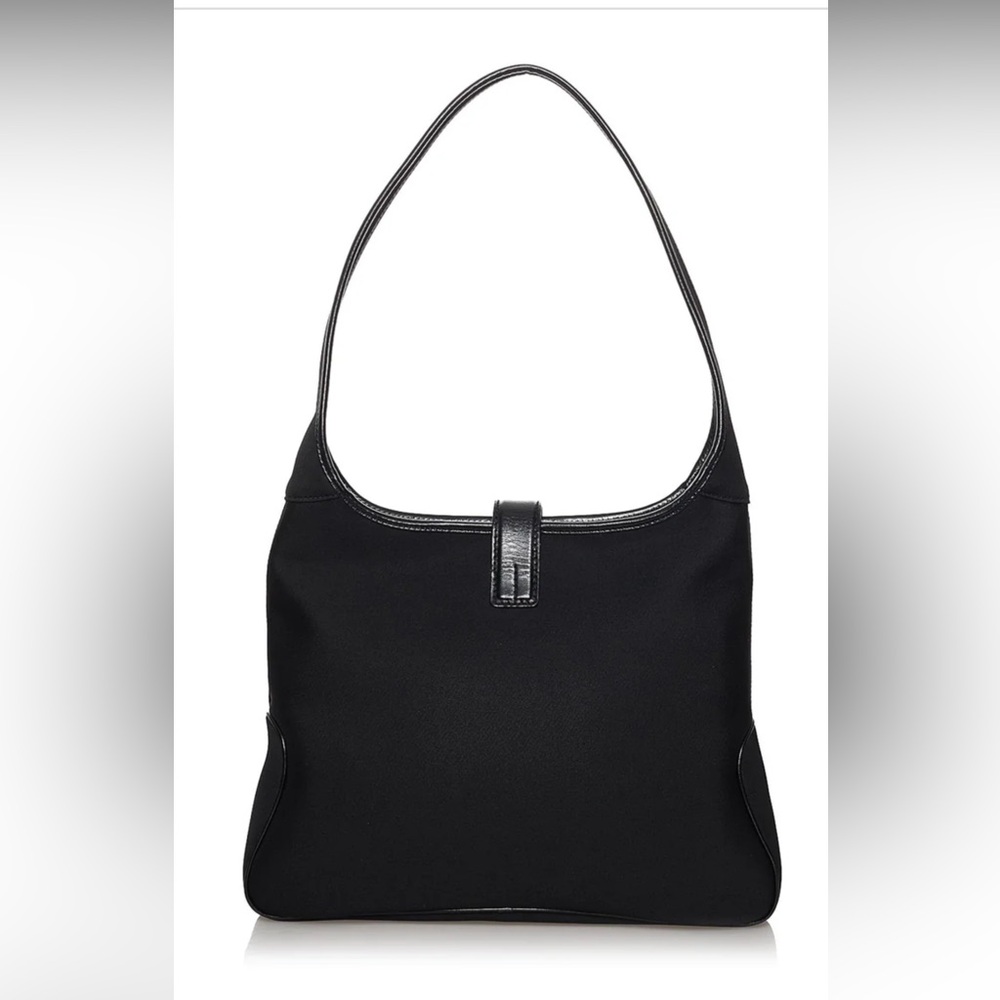 Vintage Y2K Salvatore Ferragamo Gancini Hobo Shoulder Bag – Black –Made in Italy - Picture 4 of 13